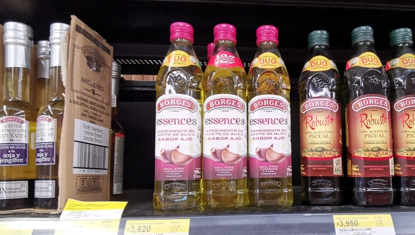 Condimento Essences Aceite de Oliva Sabor Ajo