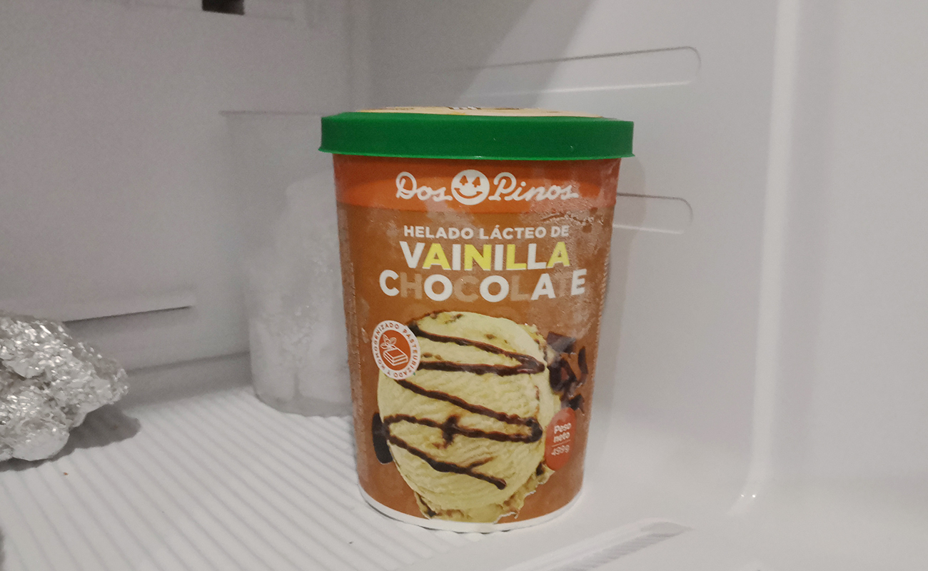 Helado Lacteo de Vainilla y Chocolate 499g, Dos Pinos, Automercado, San Francisco, Heredia 19072023