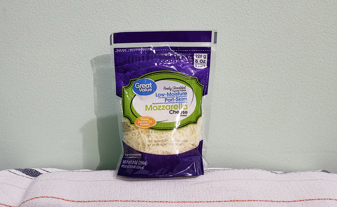 Queso Mozzarella Rayado 226g, Great Value, Supermercados Unidos, Pali, Flores, Heredia 28072023