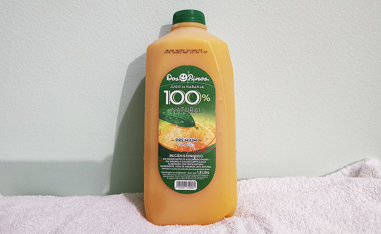 Jugo Naranja 100 Natural 1.8L / Dos Pinos, Walmart, San Francisco, Heredia, 01082023
