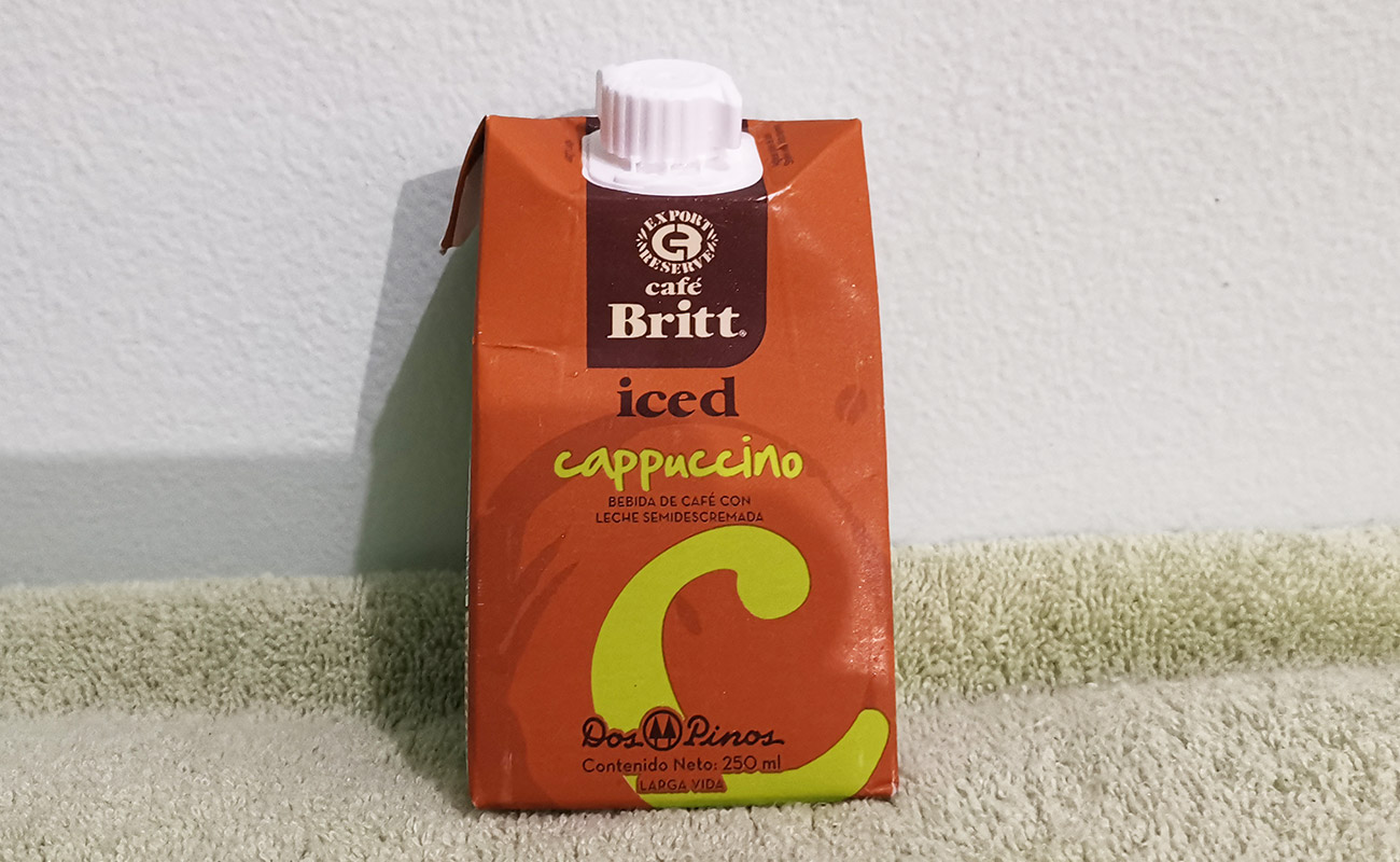 Bebida Cafe estilo Cappuccino 250ml / Britt, Dos Pinos, Super San Agustin, San Francisco, Heredia, Costa Rica-10082023