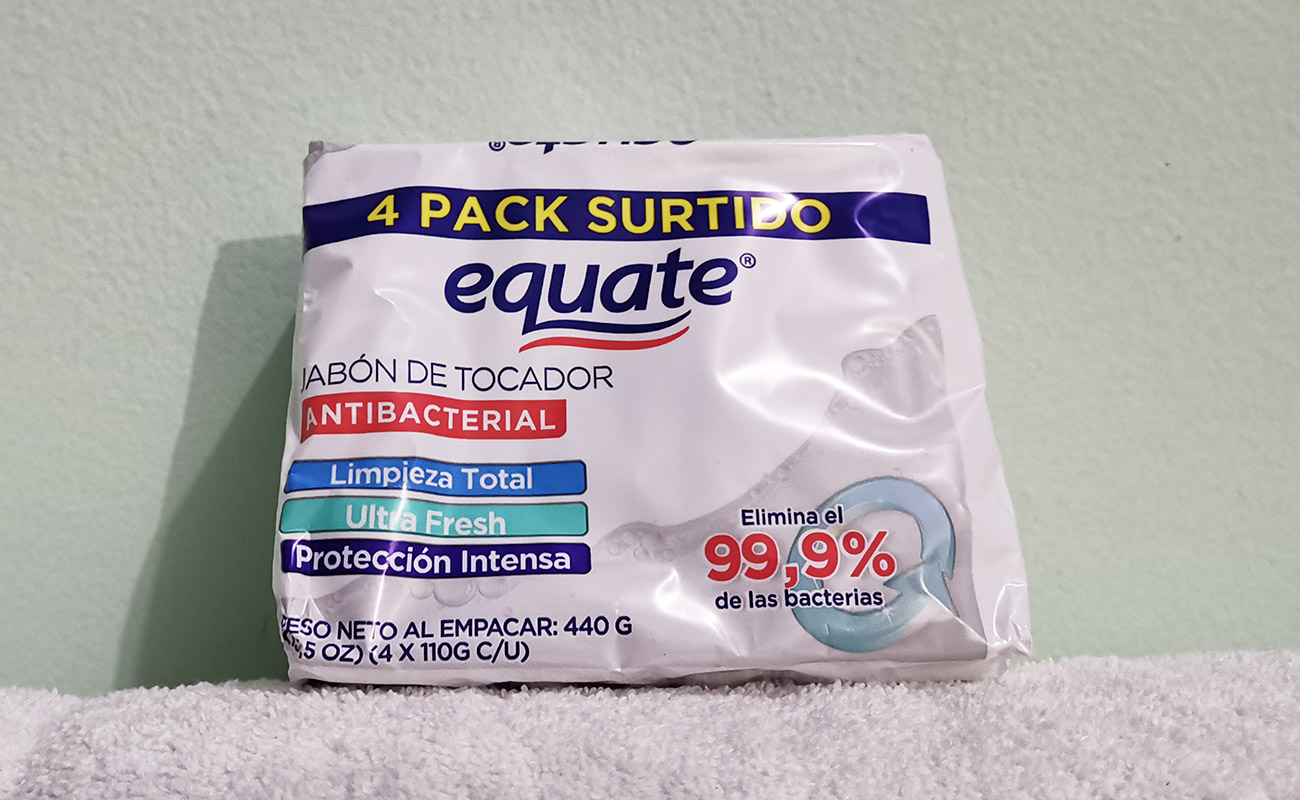 Jabon Tocador 4-pack 440g / Equate, Masxmenos, Flores, Heredia-03082023