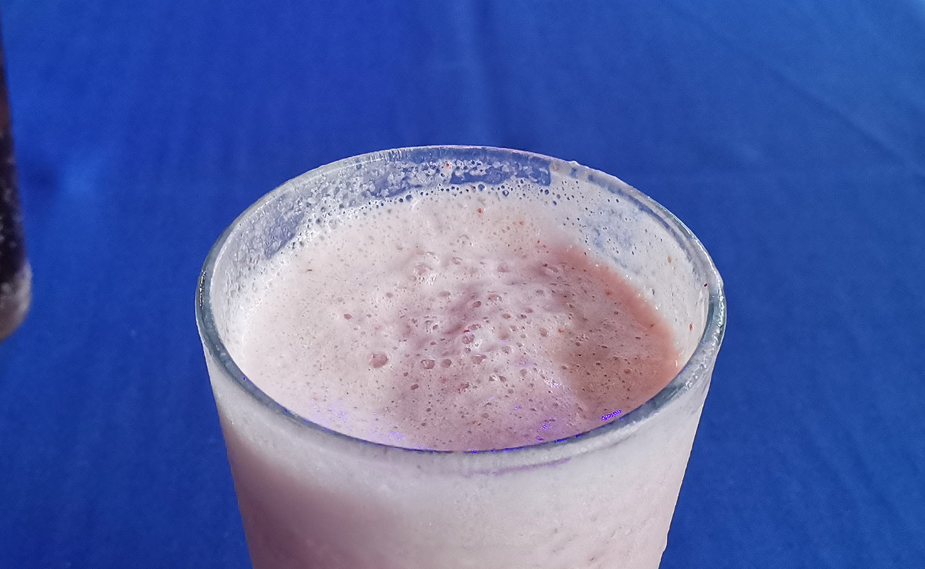 Batido Fresa / Restaurante la Casita, Los Angeles, San Rafael, Heredia14082023