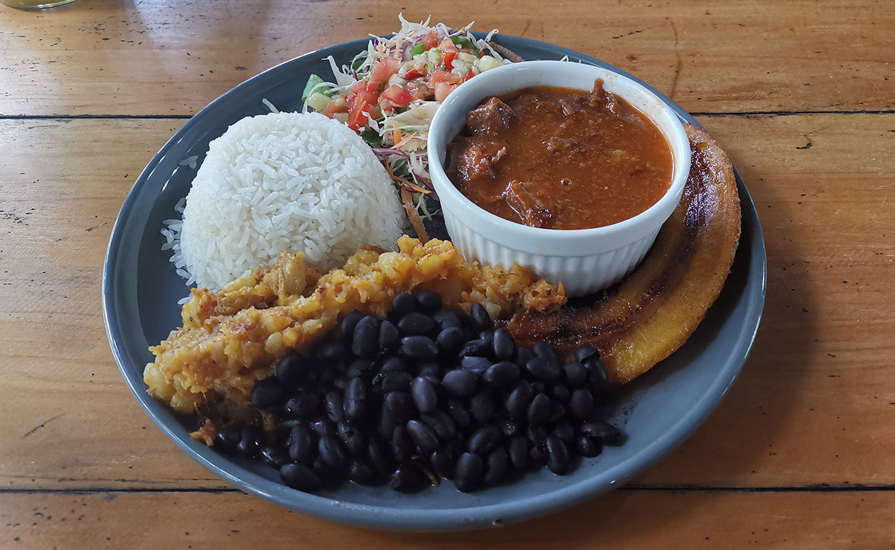 Casado con Carne en Salsa, Restaurante El Poás, Vara Blanca, Heredia-22082023
