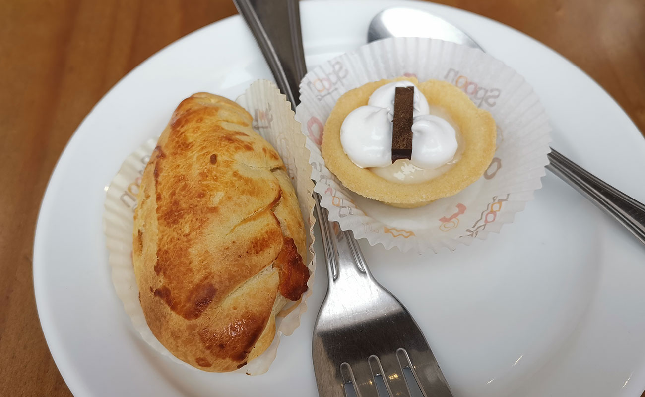 Empanada de 3 Quesos y Canasta de Limón / Restaurante Spoon, Oxigeno Human Playground, San Francisco 05092023