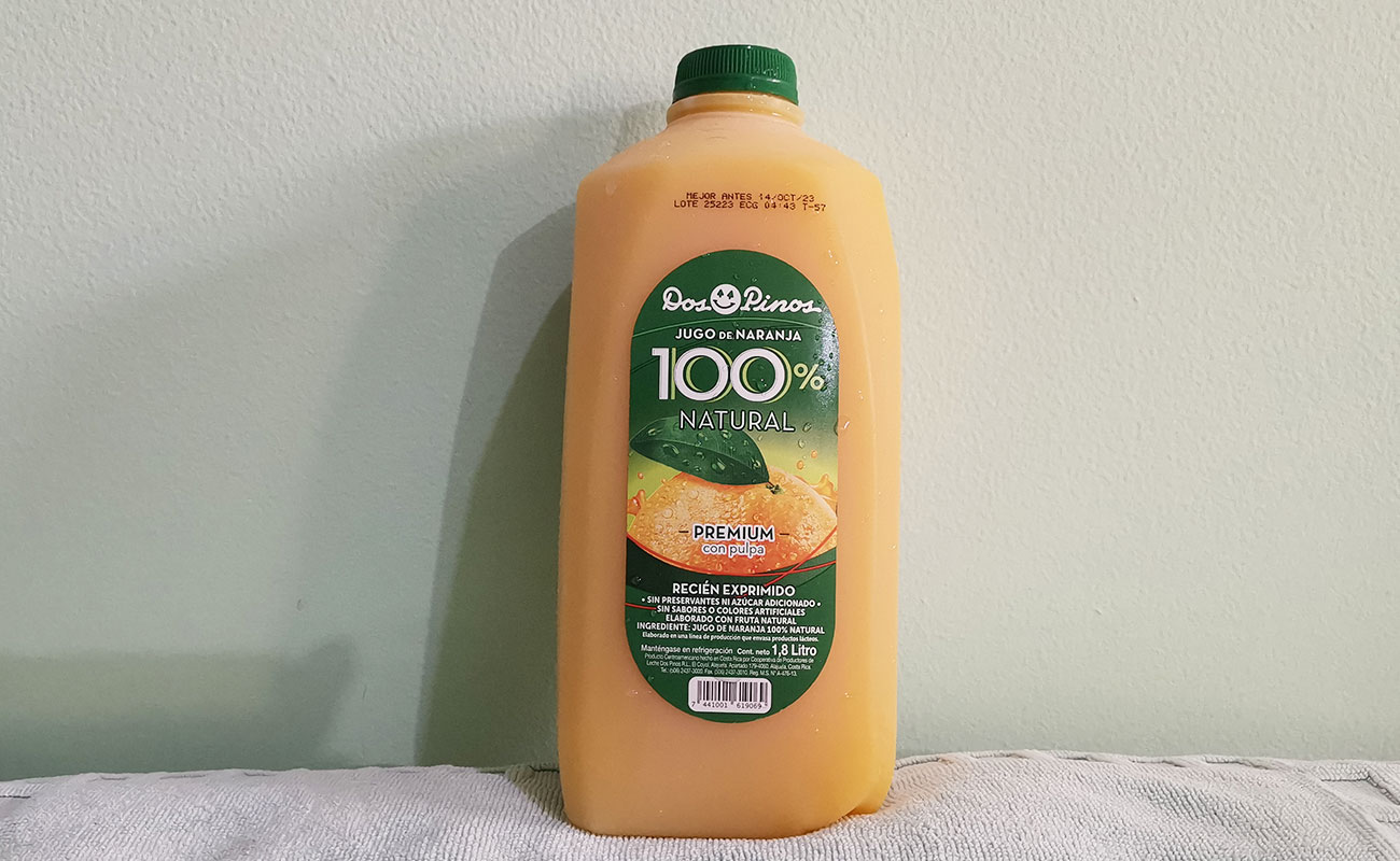 Jugo de Naranja 100% Natural 1.8L/ Dos Pinos, Walmart San Francisco Heredia 24092023