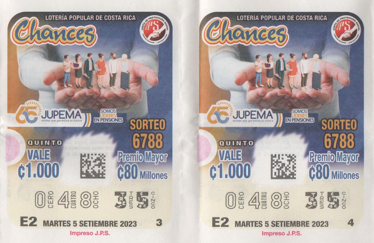Loteria 048-35 / JPS, Jupema, Martes-05092023