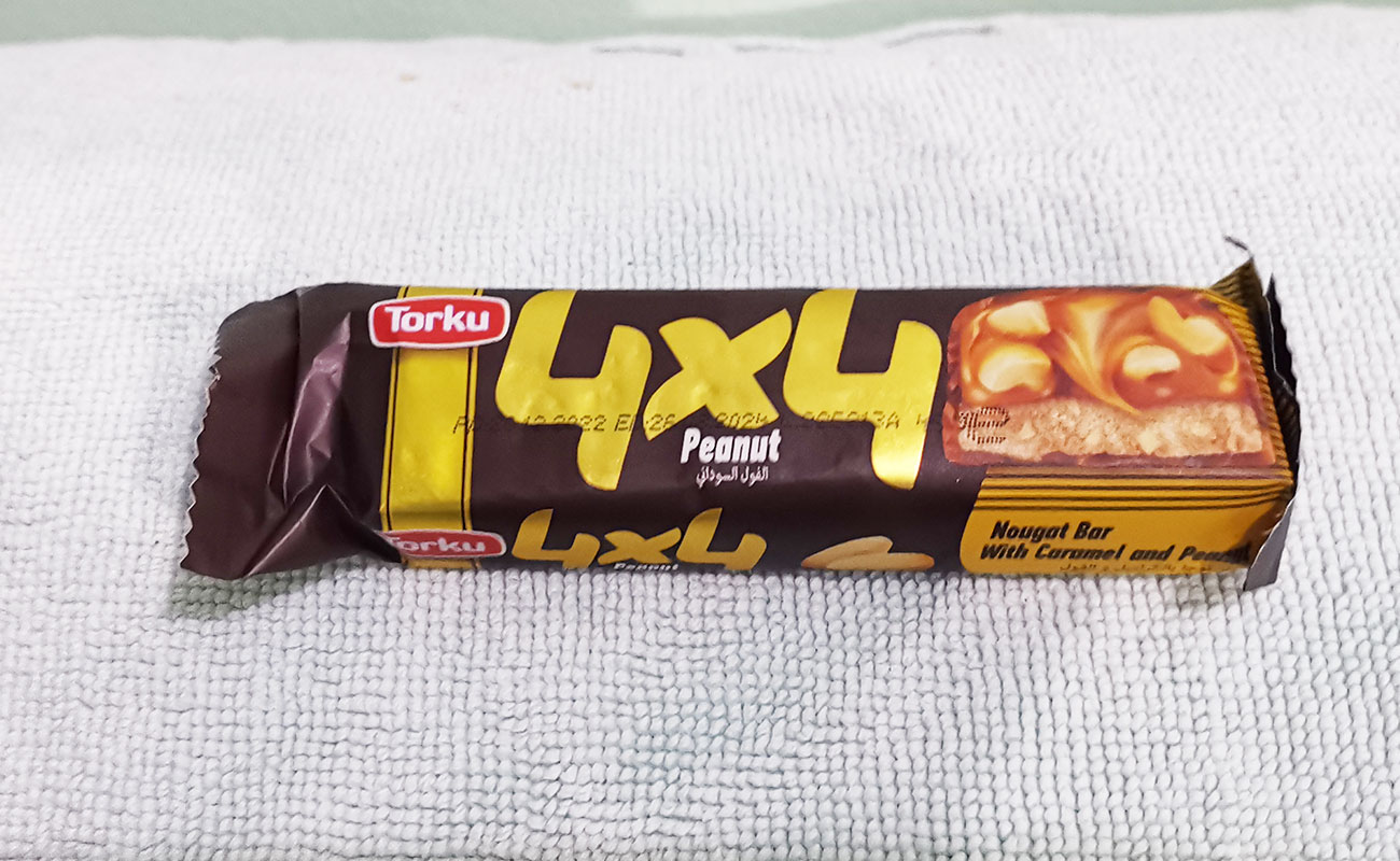 Nougat Bar 4x4 Peanuts 100g / Torku, Masxmenos,  Paseo de las Flores, Heredia-19102023