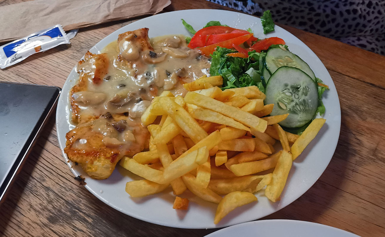 Pollo en Salsa de Hongos / Restaurante la Casona de Laly, Guayabos, Curridabat, San José-03092023