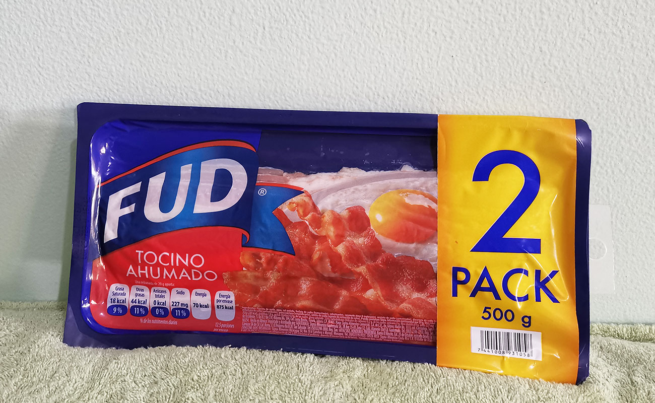 Tocino Ahumado 500g /Fud, Automercado san francisco heredia 16082023