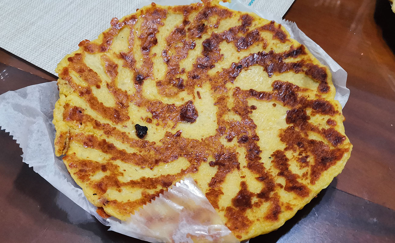 Tortilla con Queso / Comida Criolla la Rustica, Mercado Municipal Heredia 17102023